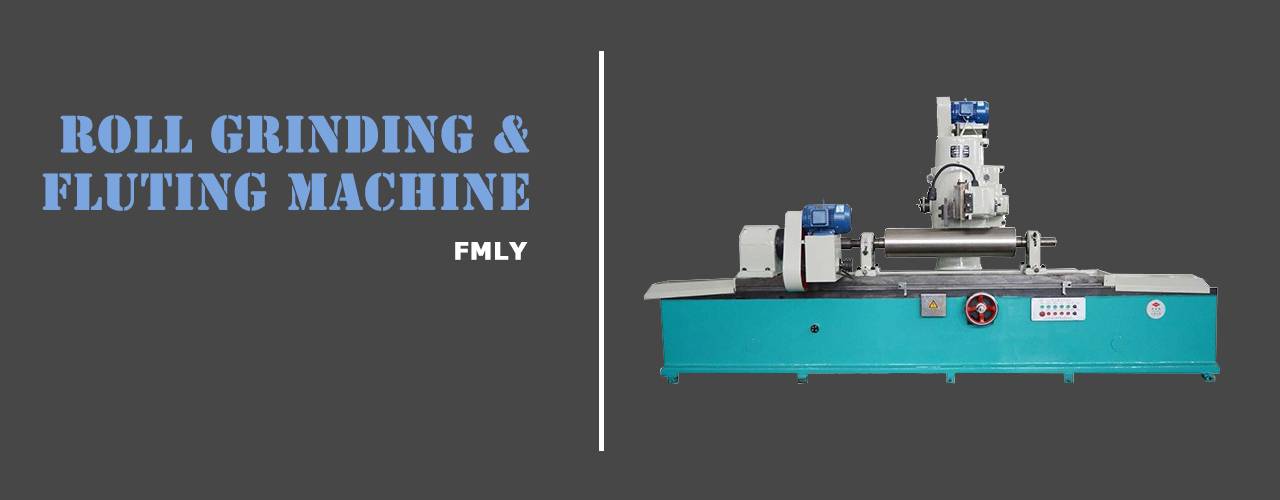 roll grinding & fluting machine